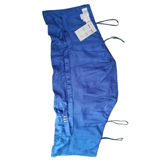 Vintage Lavender/Blue Corset Top | Hand Embellished with Blue Iridescent Beads | - Picture 8 of 11